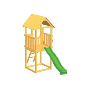 Dětská hrací věž Kiosk 120 s krátkou skluzavkou