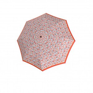 Doppler Fiber Magic Sprinkle - dámský plně automatický deštník, oranžová světle, geometrický / abstraktní