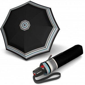 Elegantní dámský plně automatický deštník - Knirps T.200 GRACE BLACK