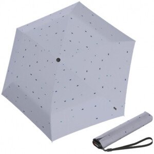 Lehký dámský skládací plochý deštník - Knirps US.050 2SPRAY BLUE