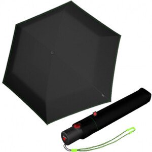 Elegantní dámský plně automatický deštník - Knirps U.200 NEON BLACK