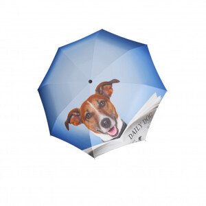 Doppler Modern Art Magic - dámský plně automatický deštník, modrá, geometrický / abstraktní