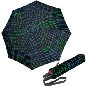 Elegantní dámský plně automatický deštník - Knirps T.200 2STRUCTURE GREEN