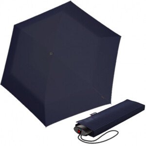 Lehký dámský skládací plochý deštník - Knirps AS.050 SLIM SMALL NAVY