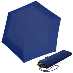 Lehký dámský skládací plochý deštník - Knirps AS.050 SLIM SMALL BLUE
