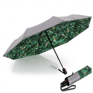 Elegantní dámský plně automatický deštník - Knirps T.200 Feel Jade s UV