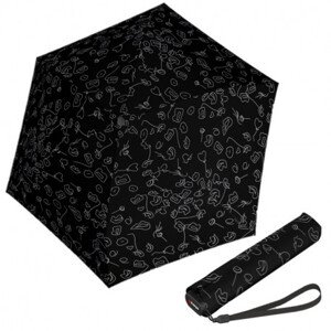 Lehký dámský skládací plochý deštník - Knirps US.050 SPEAK