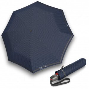 Elegantní dámský plně automatický deštník - Knirps T.200 REFLECTIVE RAIN NAVY