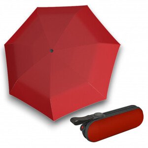 Eko lehký skládací mini deštník - Knirps X1 RED SUPERTHIN