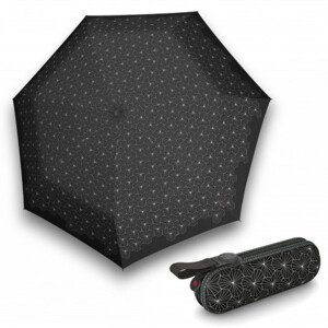 Lehký skládací mini deštník - Knirps X1 LOTOUS BLACK