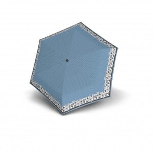 Doppler Fiber Magic XS SIERRA - dámský plně automatický deštník, modrá, puntík