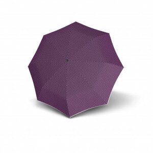 Doppler Magic Fiber Graphic - dámský plně automatický deštník, fialová, puntík