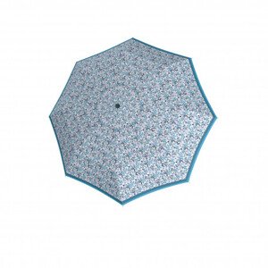 Doppler Fiber Magic Sprinkle - dámský plně automatický deštník, modrá, geometrický / abstraktní