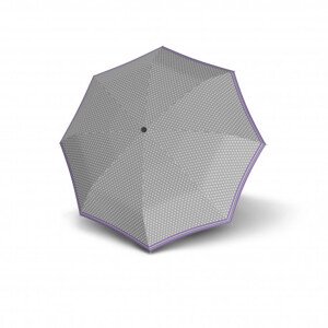 Derby Hit Magic Starlet - dámský plně automatický deštník, šedá, geometrický / abstraktní