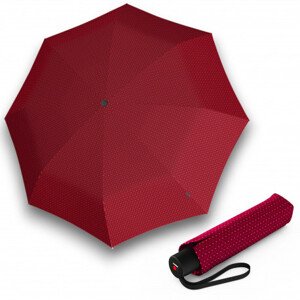 Elegantní dámský skládací deštník - Knirps A.050 medium manual joy red