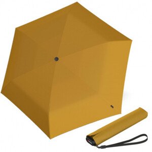 Lehký dámský skládací plochý deštník - Knirps US.050 Curry