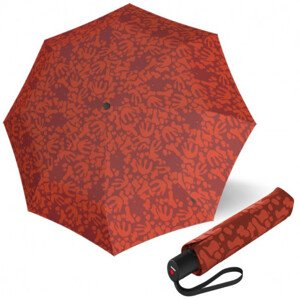 Elegantní dámský plnoautomatický deštník - Knirps A.200 MEDIUM Organic Magma
