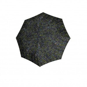 Knirps Knirps A.050 medium manual scubes black - elegantní skládací deštník