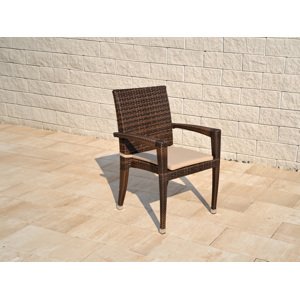 Cuba Komfort stolička hnědá